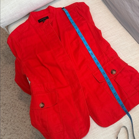 Talbots Red Utility Jacket - Picture 8 of 12